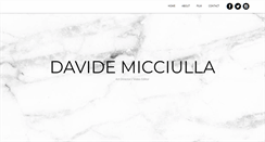 Desktop Screenshot of davidemicciulla.com